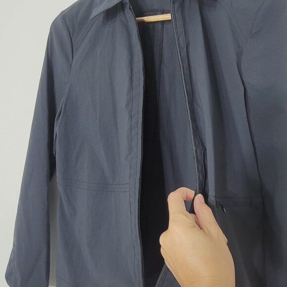 Royal Robbins Men's Black Nylon Blend Pocket Zip Up Casual Collar Jacket Size S - Picture 8 of 12